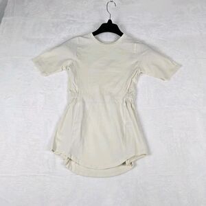 Universal Standard Vapourous Gray Pima Cotton Tee 4XS | Elastic Back (00-0)